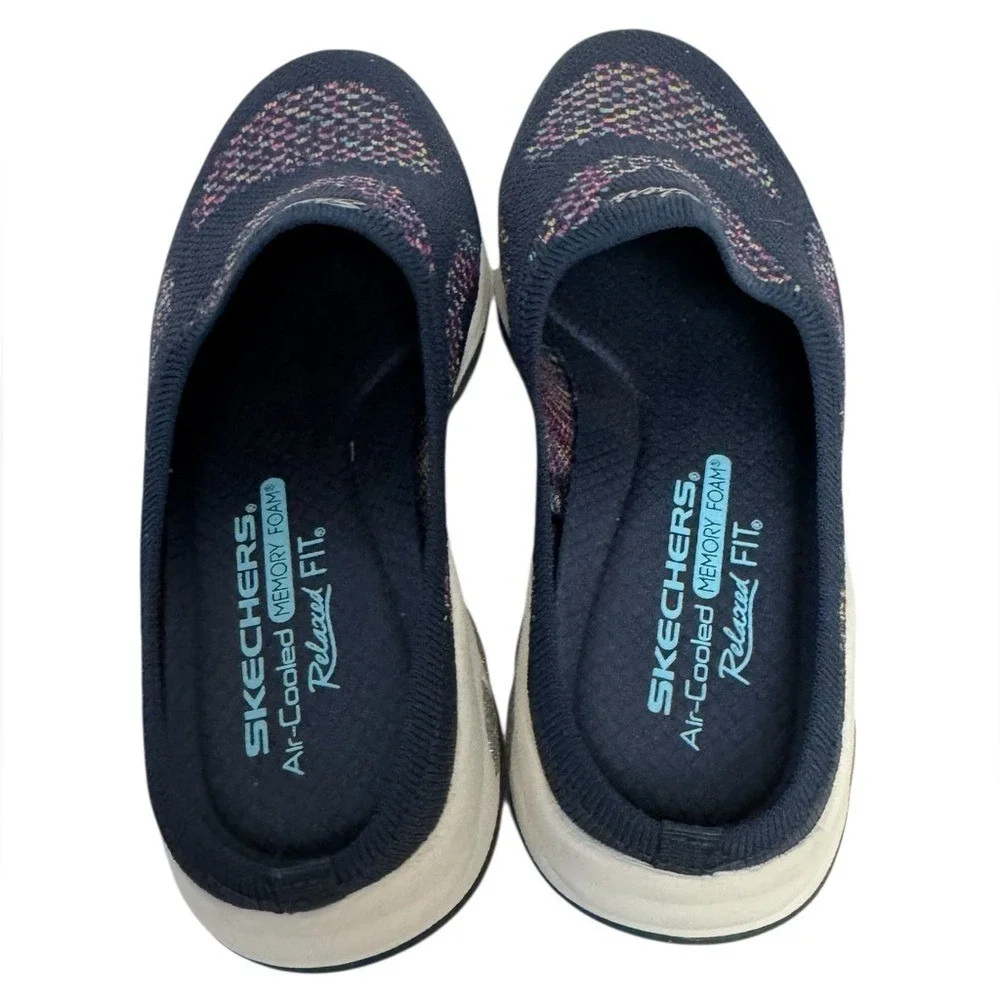 Skechers‎ Commute Time In Knit To Win Open Back Slip-On Sneaker